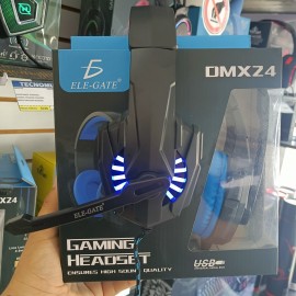 AUDIFONO DIADEMA GAMER DMX24 ELEGATE AZUL