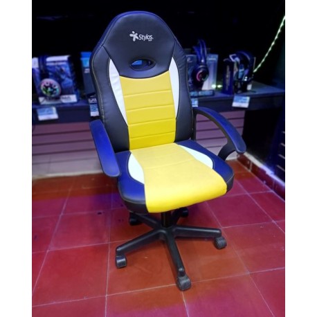 SILLA GAMER STYLOS AMARILLA