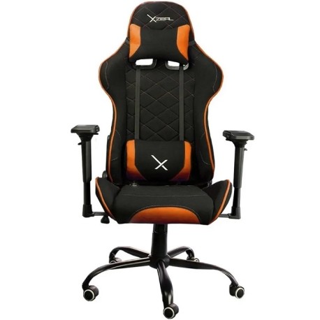 SILLA GAMER XZEAL NEGRO   NARANJA XZSXZ25O