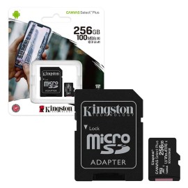 MEMORIA MICRO SDXC 100R A1 CL10 KINGSTON 256GB (SDCS2/256GB)