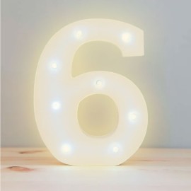 NUMERO LED 22CM 6