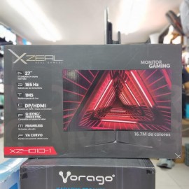 MONITOR XZEAL 27 PULG FHD CURVO 1920X1080 1MS HDMI/DP 165HZ