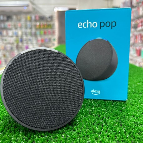 BOCINA INTELIGENTE CON ALEXA ECHO POP NEGRO