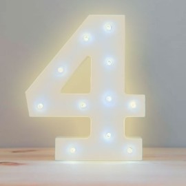 NUMERO LED 22CM 4