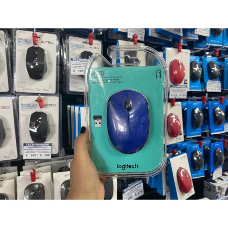 MOUSE LOGITECH M170 INALAMBRICO AZUL