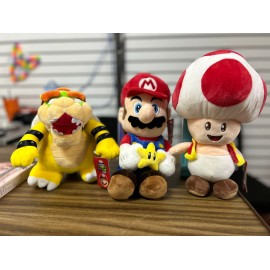 PELUCHE MARIO BROS / TOAD / BOWSER