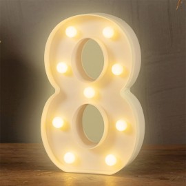 NUMERO LED 22CM 8