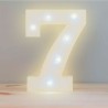 NUMERO LED 22CM 7