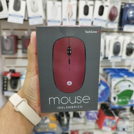 MOUSE TECHZONE TZMOUINA03 COLOR ROJO