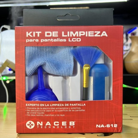 KIT DE LIMPIEZA DE PANTALLAS LCD NA-612