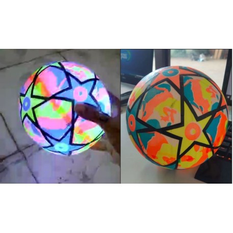 PELOTA DE PLASTICO CON LUZ