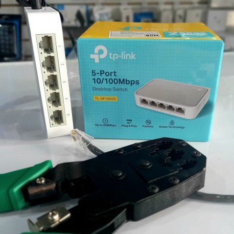 SWITCH ESCRITORIO TPLINK 5 PUERTOS TL-SF1005D