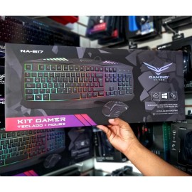 KIT TECLADO Y MOUSE GAMING NA617