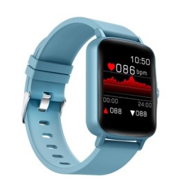 SMARTWATCH SPORT NSW-01 IP67 BT MEDICION O2 PRESION FRECUENCIA CARDIACA BAT 160 MaH AZUL