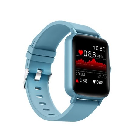 SMARTWATCH SPORT NSW-01 IP67 BT MEDICION O2 PRESION FRECUENCIA CARDIACA BAT 160 MaH AZUL