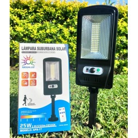 LUMINARIA SOLAR 25W CON BRAZO APS05W25