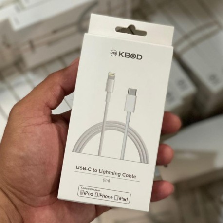 CABLE TIPO C A LIGHTNING 1.0A 1MT KBOD KB-IP11