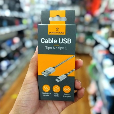 CABLE USB A A TIPO C PC-101673