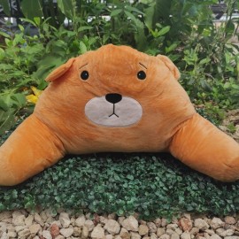 PELUCHE CALABAZA/OSO CON SOPORTE LUMBAR 55CM