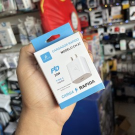 CARGADOR DE CARGA RAPIDA PD TIPO C USB CELULAR 20W