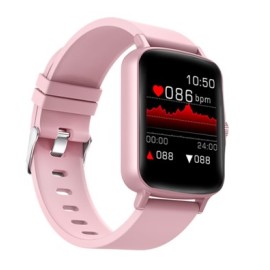 SMARTWATCH SPORT NSW-01 IP67 BT MEDICION O2 PRESION FRECUENCIA CARDIACA BAT 160 MaH ROSA