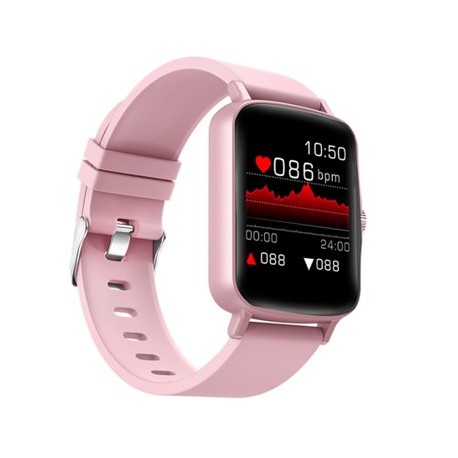 SMARTWATCH SPORT NSW-01 IP67 BT MEDICION O2 PRESION FRECUENCIA CARDIACA BAT 160 MaH ROSA