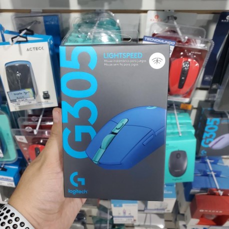 MOUSE LOGITECH G305 LIGHTSPEED 12,000 DPI INALAMBRICO AZUL 910-006013