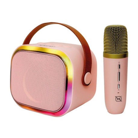 Bocina Karaoke Necnon NB-203 - Bluetooth - 3.5mm - Radio FM - Micro SD - USB