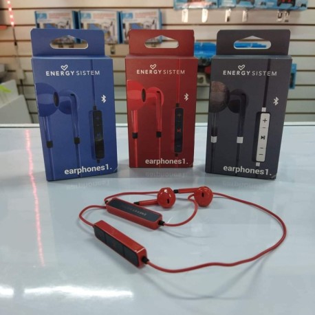 EARPHONES 1 ENERGY SISTEM BLUETOOTH V4 2 8 HORAS MIC CONTROL ROJO  ENERGY SISTEM EY428410