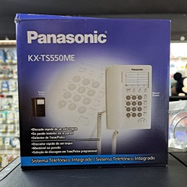 TELEFONO ALAMBRICO BASICO PANASONIC 13 MEMORIAS KX-TS550MEB