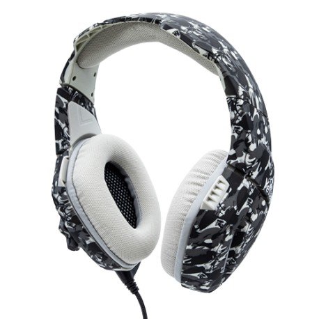 DIADEMA GAMER YEYIAN YDF-33401G CAMUFLAJE GRIS S3000 LED/USB/3.5MM