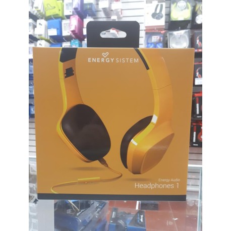 HEADPHONES 1 ENERGY SISTEM MIC 3.5MM AMARILLO EY428397