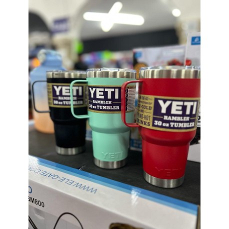 VASO TERMICO TIPO YETI CON AGARRADERA 30OZ