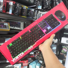 COMBO GAMER VORTEX KTM310 2 EN 1 TECLADO LED Y MOUSE USB 3600 DPI 4 NIVELES NGO BALAM RUSH BR930727