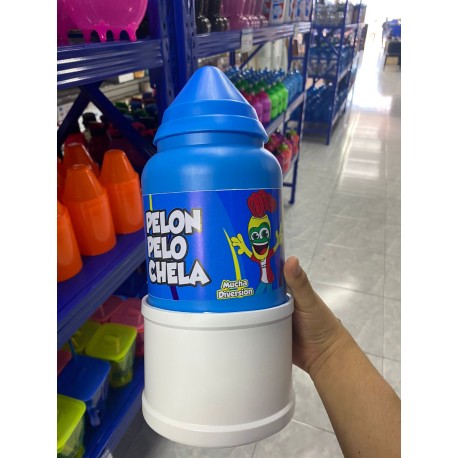 ENVASE FORMA DE PELON CHELA 32CM X 14CM