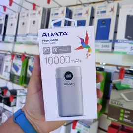 POWER BANK ADATA BLANCO 10 000MAH CON PANTALLA USB C AP10000QCD-DGT-CWH