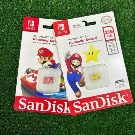 MEMORIA SANDISK 128GB MICRO SDXC NINTENDO SWITCH 100MB / S 4K FULL HD U3 V30