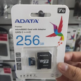 MEMORIA MICRO SDXC ADATA 256GB UHS-I CL10 A1 (AUSDX256GUICL10A1-RA1)